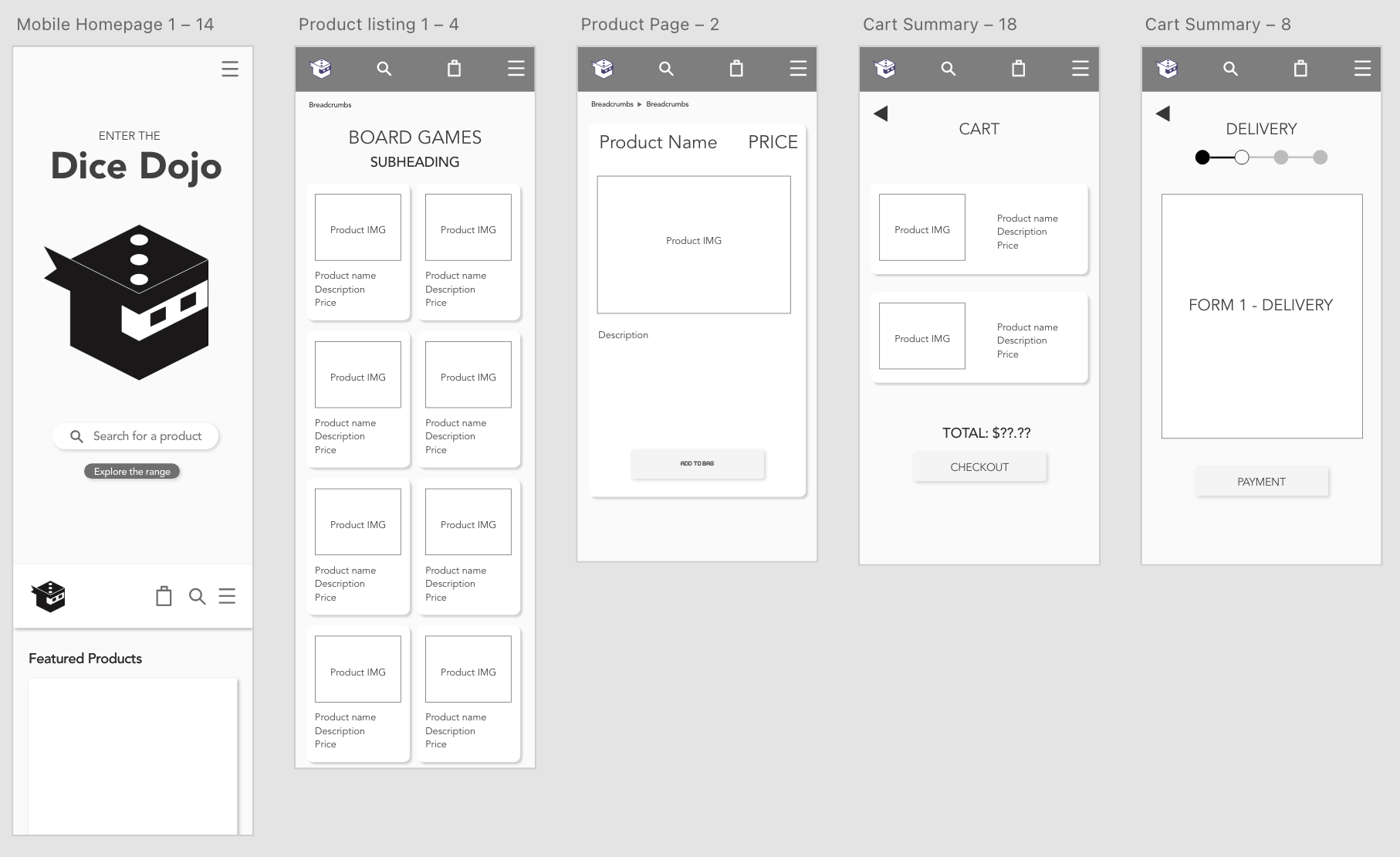 Wireframes